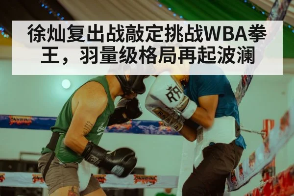 徐灿复出战敲定挑战WBA拳王,羽量级格局再起波澜